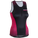 Triathlon Singlet Women - Black / Hot Pink